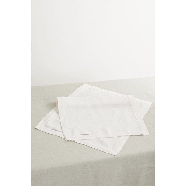 브루넬로쿠치넬리 비즈 장식 리넨 플레이스매트 2p 세트 크림 29419655932738134