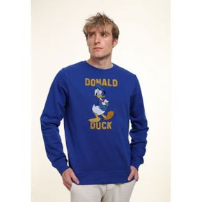 디즈니 클래식 미키 DONALD DUCK 맨투맨 스웻셔츠 로얄 블루 464943