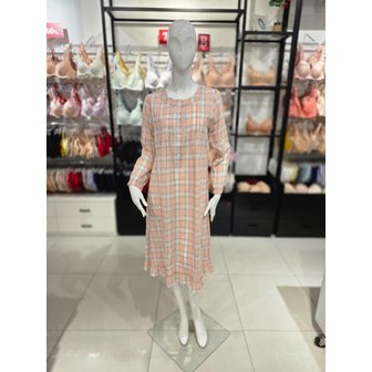 비너스 [시흥점] S 와코루 ) 선염면 요루체크 여자 홈웨어 원피스 [WGN2472W-SM]