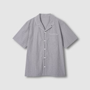 남 코튼 스트라이프 5부 파자마 세트 J216201104082