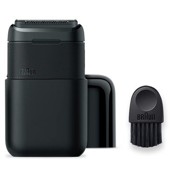  브라운 모바일 면도기 브라운 미니 Braun mini M-1013 블랙 전기 면도기, 전동