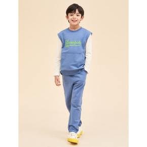 [34%OFF][BEANPOLE KIDS]바서티 레이어드 스? 상하세트  블루 (BI4141U10P)