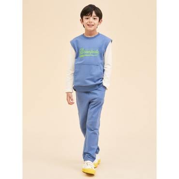 빈폴키즈 [34%OFF][BEANPOLE KIDS]바서티 레이어드 스? 상하세트  블루 (BI4141U10P)