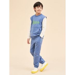 [34%OFF][BEANPOLE KIDS]바서티 레이어드 스? 상하세트  블루 (BI4141U10P)