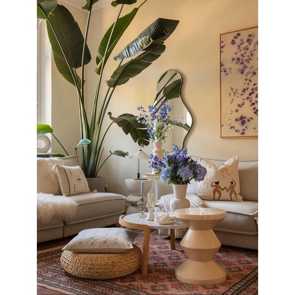 Zigzag stool_Beige