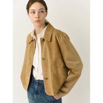 르닐 Bailey Suede Jacket (Camel)