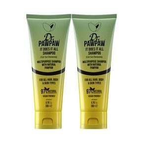 Dr.PAWPAW 닥터포포 샴푸 It Does It All Shampoo 200ml 2팩