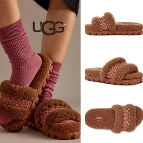 미국 어그 UGG 여성 코제타 브레이드 슬리퍼 하드우드