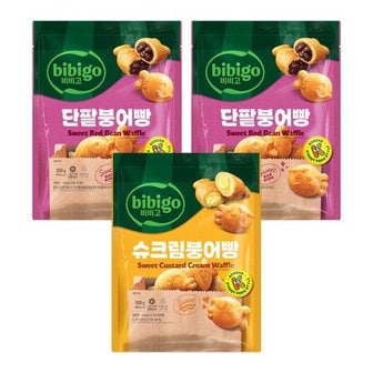 CJ제일제당 비비고 붕어빵 단팥2+슈크림1