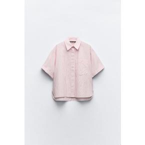 포켓 포플린 셔츠 2837/200 LIGHT PINK