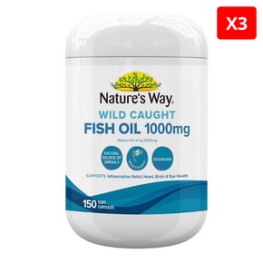 무취 피쉬 오일 1000mg 150캡슐 X3개