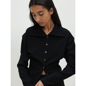 [1차 리오더] Pleats Blouse_Black