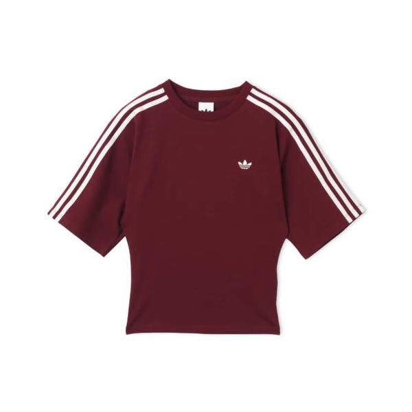 확대된 대표 아디다스 반팔 티셔츠 KY5092 Maroon DOM