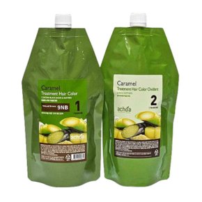 카라멜 염색 400g 아주밝은갈색(9NB) 새치 염색약 + 염색도구6종 증정