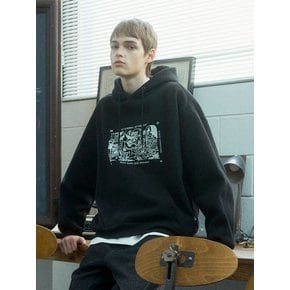 Dah Signal boy Cartoon Hoodie_Black