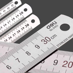 스틸 자 철자 직자 스텐 금속 쇠자 얇은 두꺼운 인치자 15CM 30CM 재단용 눈금