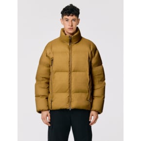 PIPING PUFFER DOWN JACKET-CAMEL