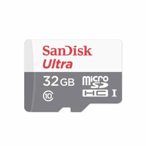 샌디스크 MicroSDHC Ultra CLASS10 UHS-I 533X 32GB 메모리카드 (SDSQUNR-032G-GN3MN)