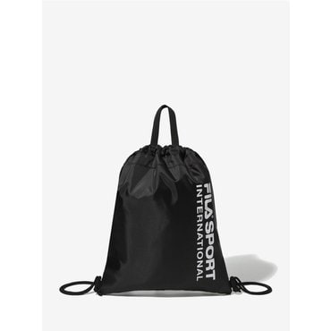휠라 남여 다용도 신주머니 베이직 스트링백 / FS3BCF5071X BLK