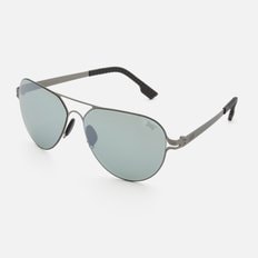 [PXG공식 아이웨어론칭]SLIM TWO-BRIDGE AVIATOR SUNGLASSES (MATT GRAY)