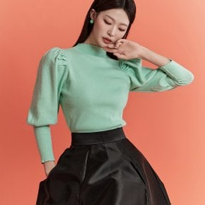 E3268 반하이넥 퍼프 니트