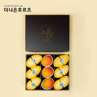더나은후르츠 백화점 식품관 직수입 태국망고 6입+애플망고 3입 선물세트 3.3kg 내외