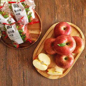 경북 달코롬 세척 부사 사과 2.5kg x 2박스(박스당 8-12과)