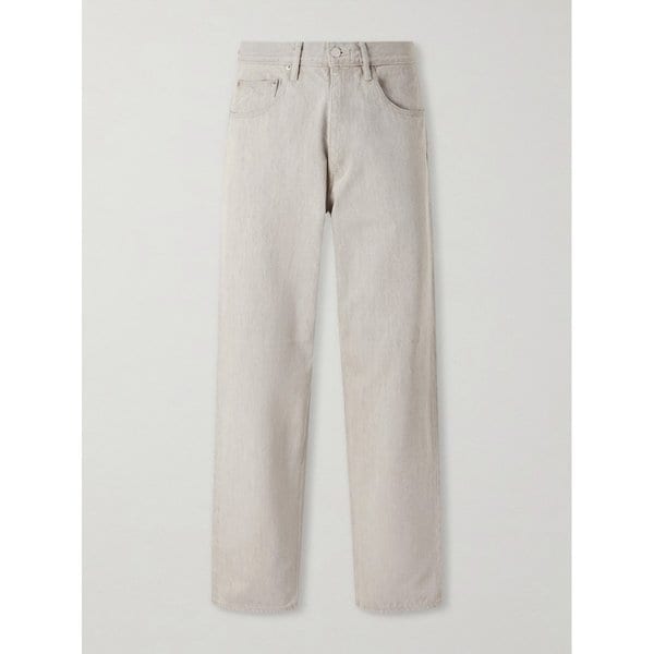 와이드 트위스트 브라운 코튼 진 46376663162971105