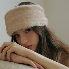 Mink fur neck warmer_2color