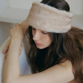 Mink fur neck warmer_2color