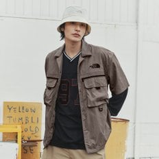 [노스페이스 공식] NH8SR01L 화이트라벨 쉘던 반팔 샤켓_BEIGE BROWN