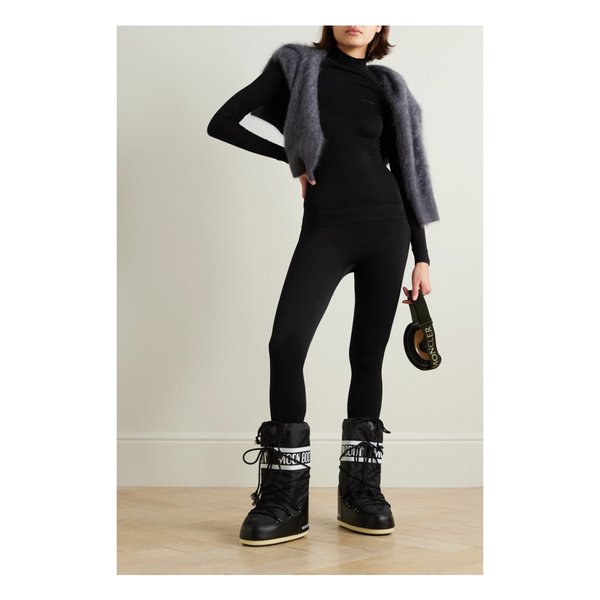 팔케 맥시멈 웜 스트레치 저지 레깅스 블랙 1647597319276542