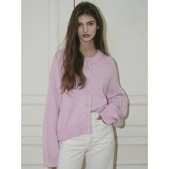 블레티 Loose Fit Classic Knit Cardigan (Pink)