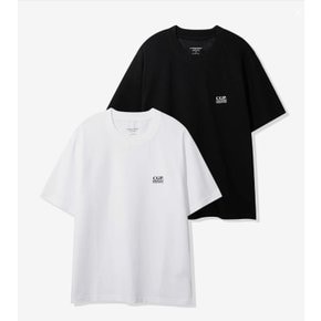[2PACK] CGP 스몰 스퀘어 로고 반소매 티셔츠