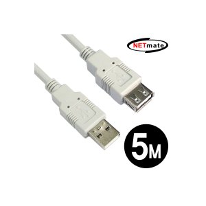 엠지솔루션 [NMC-UF250] NETmate USB2.0 연장케이블 5M