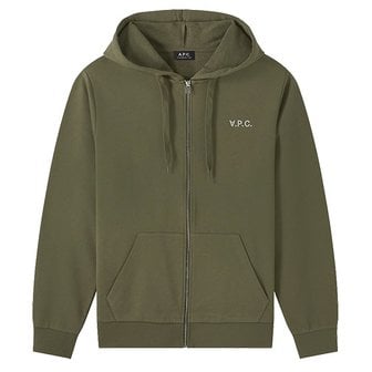 아페쎄 남성 VPC 후드 집업 COFAX H27802 TJL KHAKI/GRIS [APC055kh]