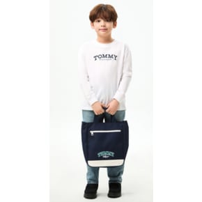 26년 S/S    T42G0KKO310BT1        모노타입 프린트 로고 티셔츠 (화이트, 네이비)