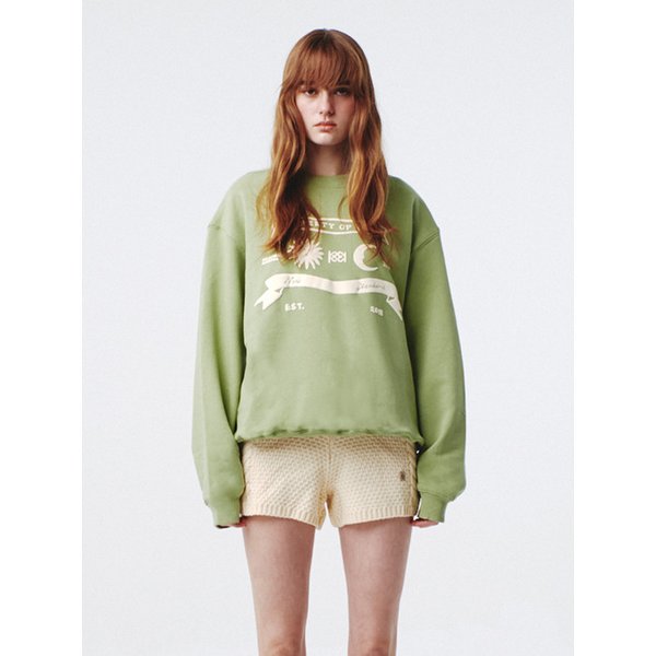 Sun Moon Pullover UNISEX Green