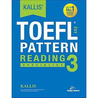 제이북스 KALLIS’ TOEFL READING 3 - Specialist