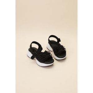 슈콤마보니 Ribbon casual sandal(black) DG2AM24020BLK