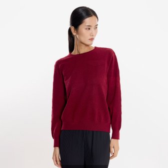 신세계라이브쇼핑 [플리츠미] 지그재그 도트 니트 티셔츠_EKTSF025006