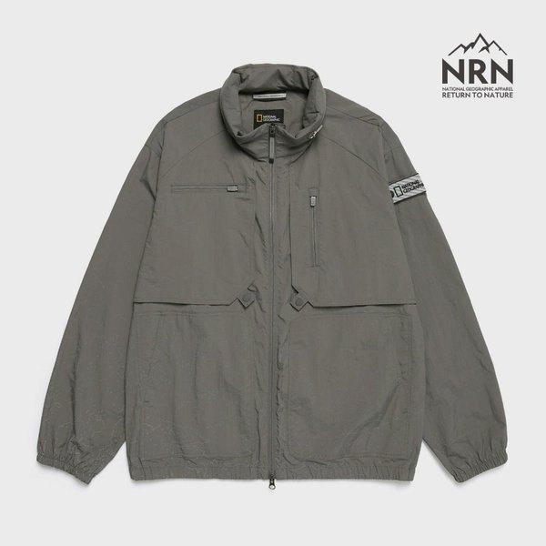 [여주점] N252UJP120 NRN 올오버프린트 셋업 바람막이 KHAKI GREEN
