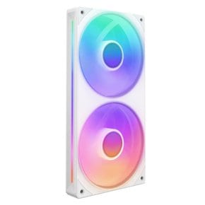 NZXT F240 RGB Core White 2 팬 탑재 240mm 싱글 프레임 RGB 팬 RF-U24HF-W1 FN2263