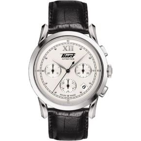 일본 티쏘 메탈 시계 TISSOT티쏘 손목시계 남성 TISSOT 헤리티지 1948 실버 문자판 가죽벨트 T66