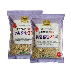 맞춤 혼합 21곡 4kg (2kgx2) / 영양균형 혼합곡