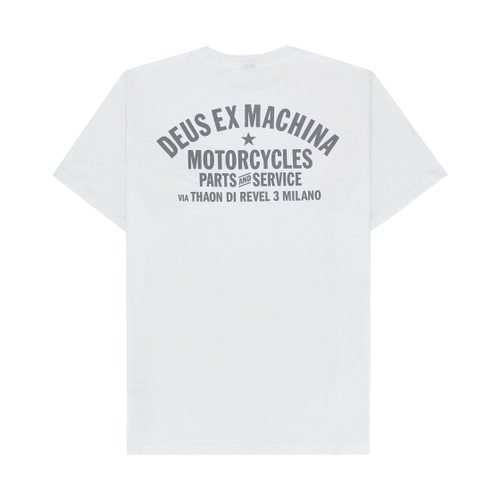 Deus Ex Machina Milano Adress T-Shirt White