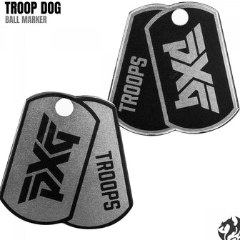  PXG 볼마커 TROOPS DOG TAG 키링가능 골프용품