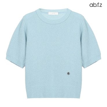 ab.f.z 라운드 부클 반팔 니트 (AFX3QW31A)