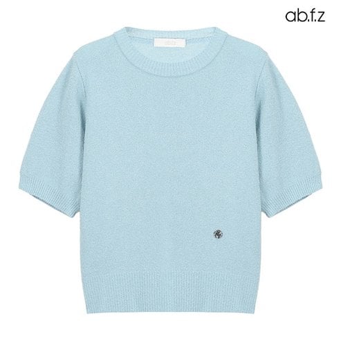 ab.f.z 라운드 부클 반팔 니트 (AFX3QW31A)