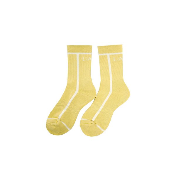 STRIPE CUSHION SOCKS_YELLOW